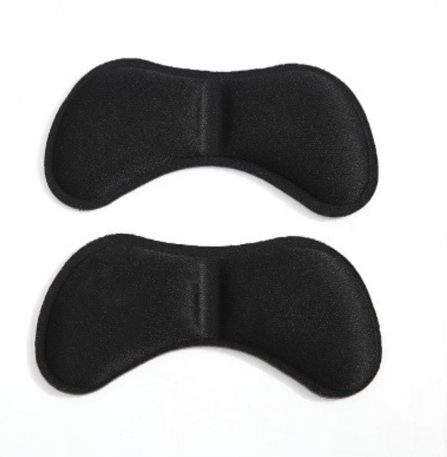 Almohadillas De Talón Adhesivas para Zapatos Taloneras negro