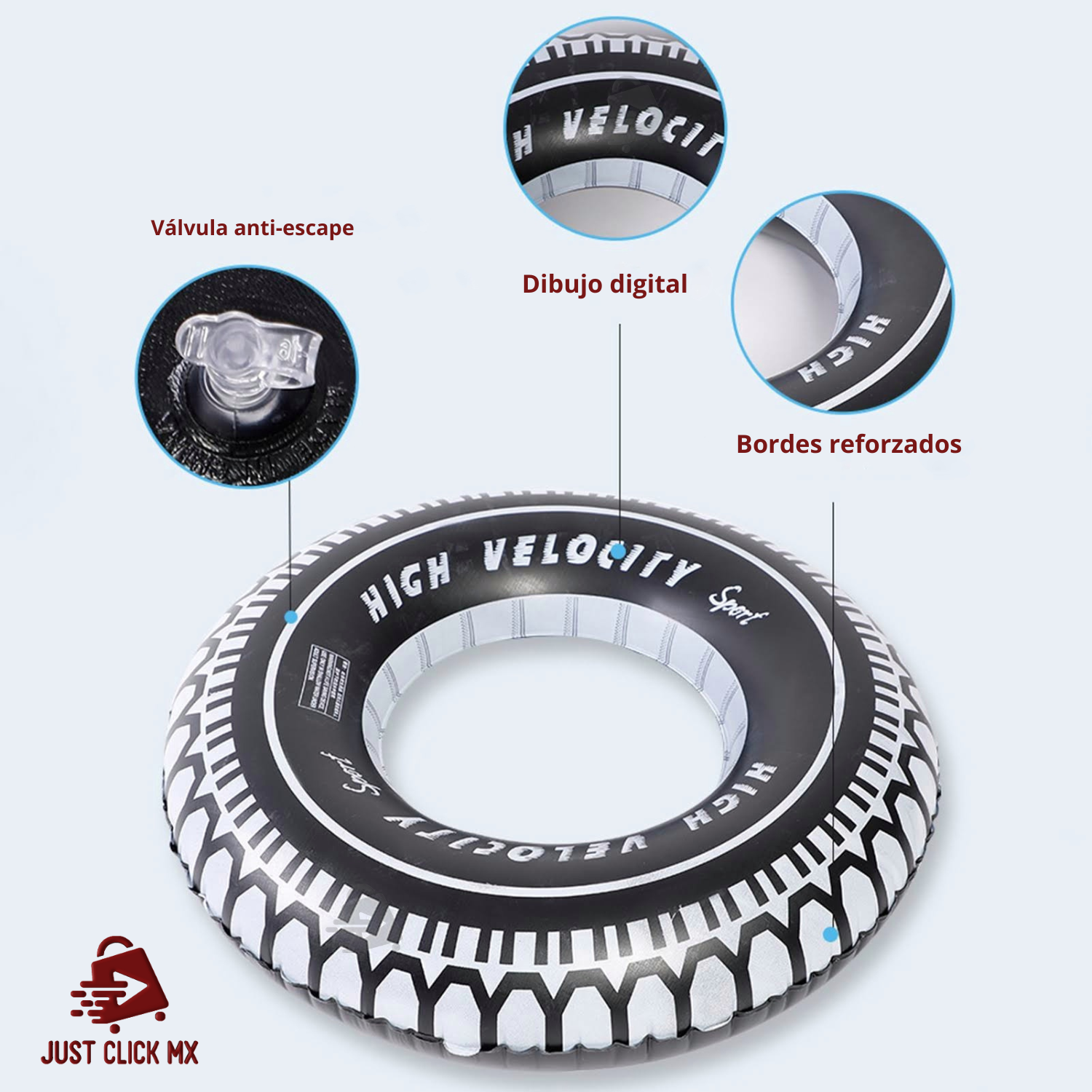 Flotador Salvavidas Tipo Llanta Grande Inflable