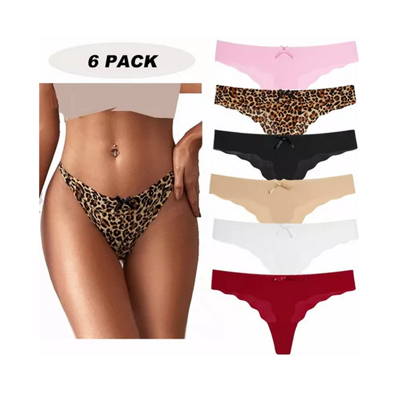 Pack 2 Tangas Bikinis para Mujer Panties Sexy Deportivas sin