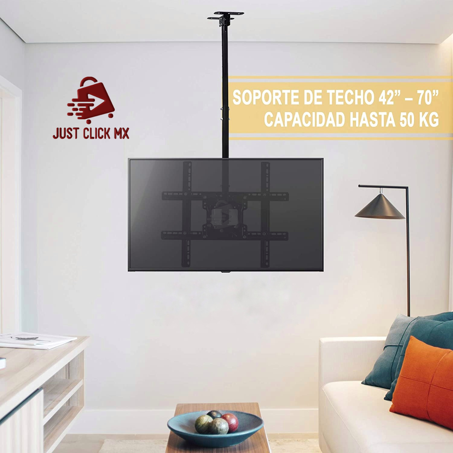 Soporte De Techo Para TV o Monitor de 42 a 70 Pulgadas