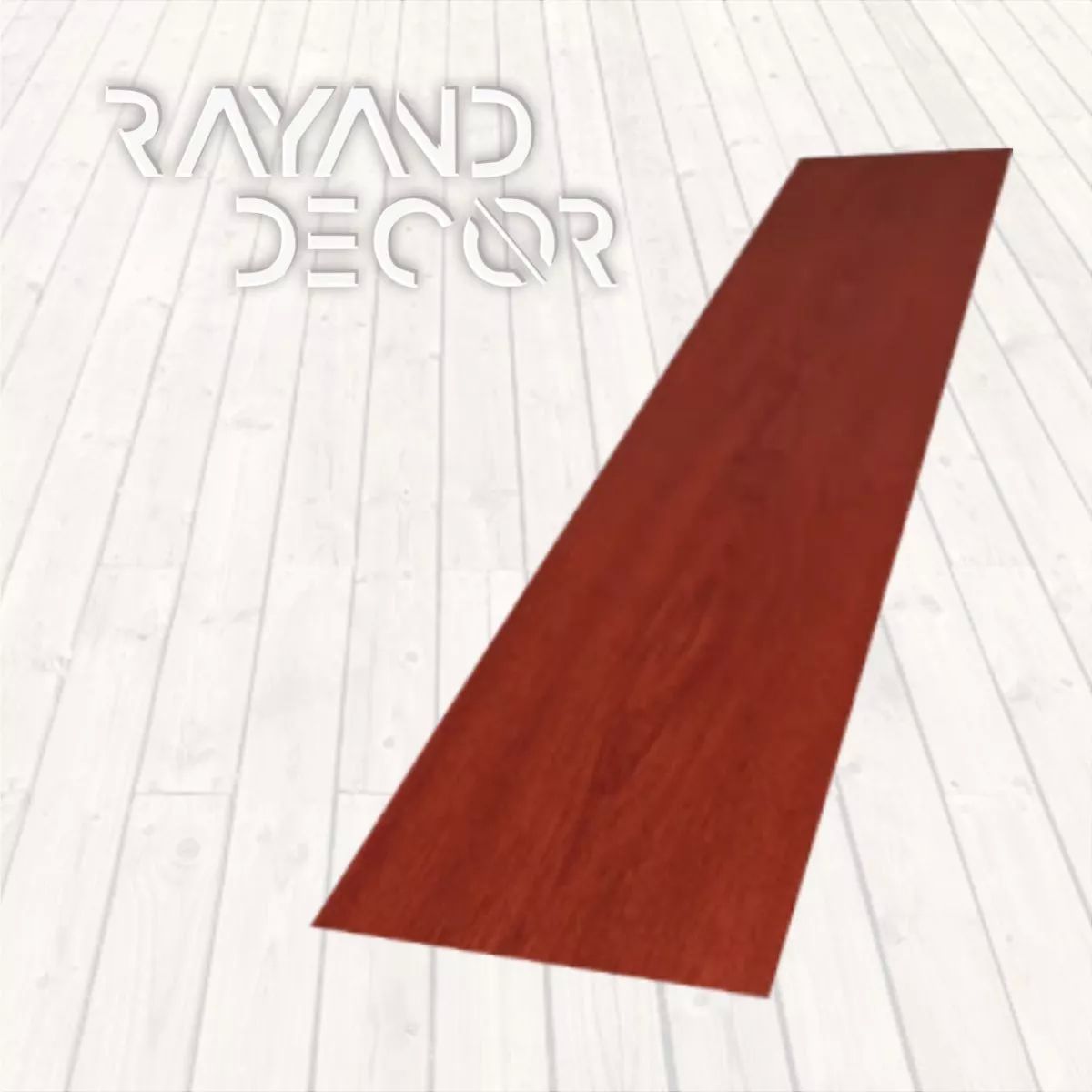 Piso Pvc Auto adherible Caja 1 M2 #3029 Madera Roja