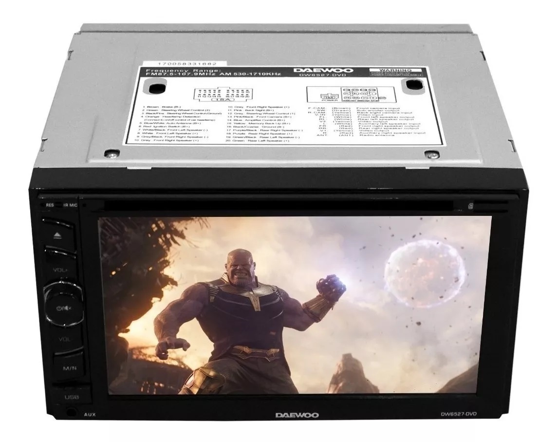 Auto Estereo Con Dvd Pantalla Grande 6.2 Daewoo Doble Din