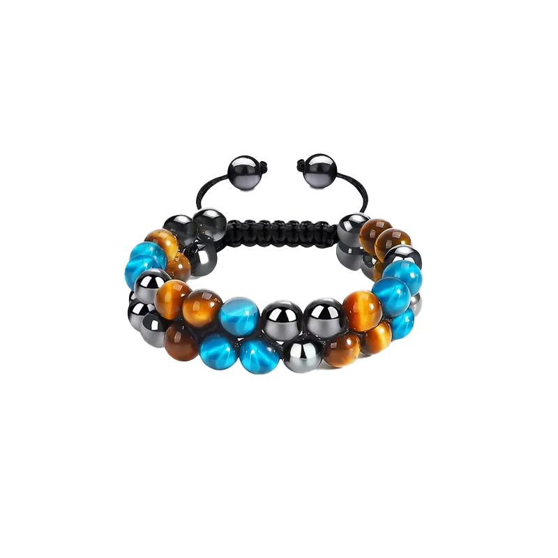 Pulsera Joyeria Obsidiana Ojo Tigre Hematitas