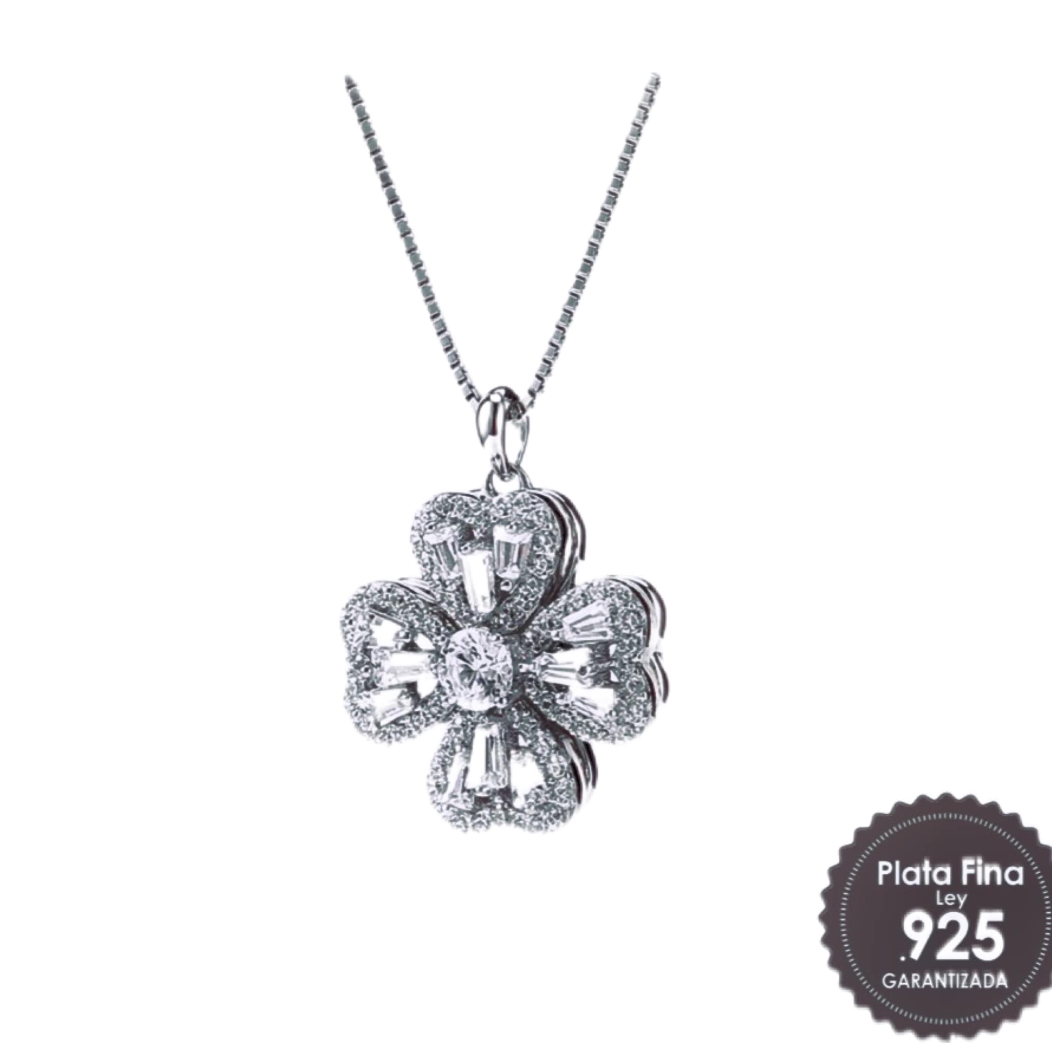 COLLAR TREBOL GIRATORIO ANTIESTRES