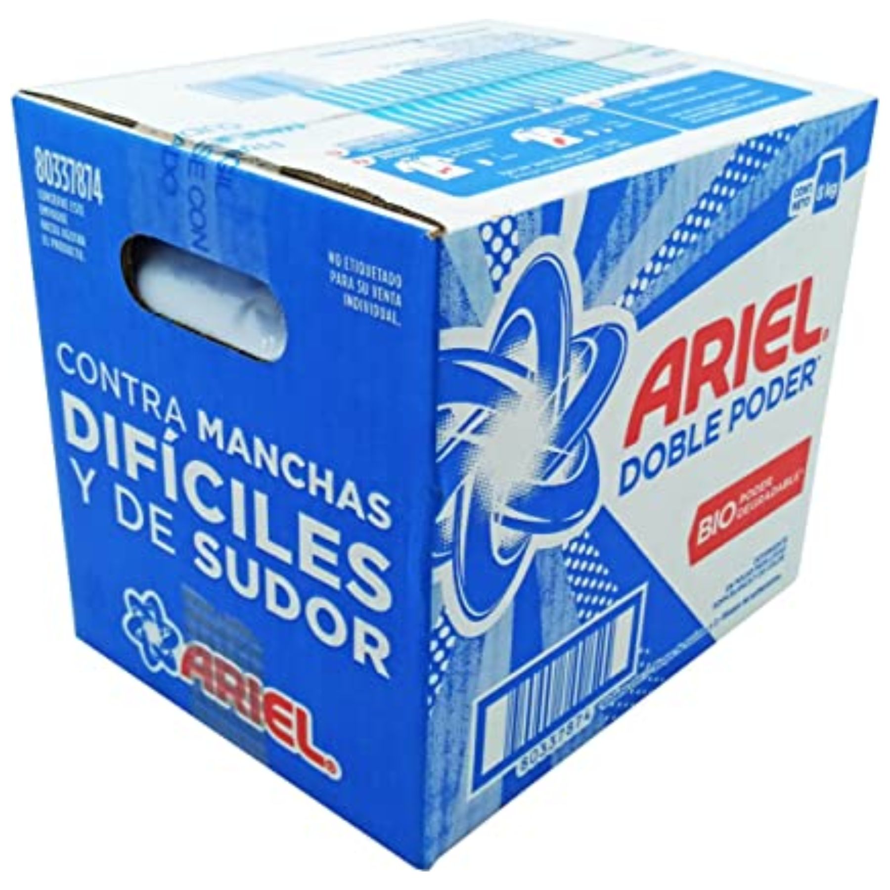 Detergente en Polvo Doble Poder 8 Kg Ariel SMS - AZUL