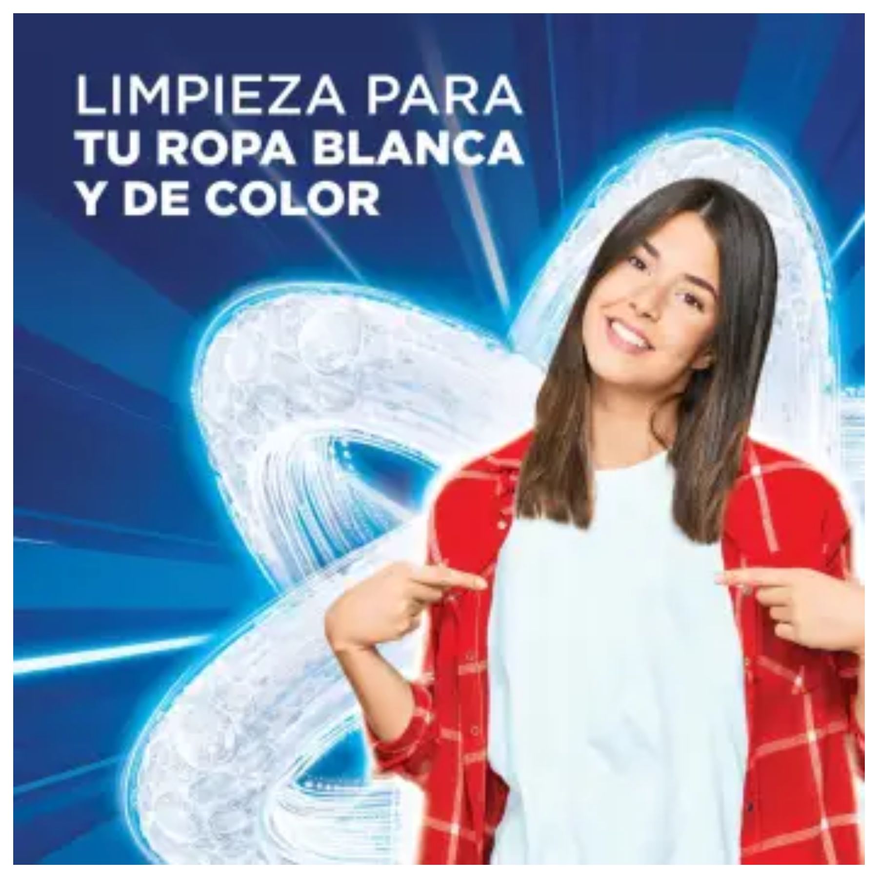 Detergente en Polvo Doble Poder 8 Kg Ariel SMS - AZUL