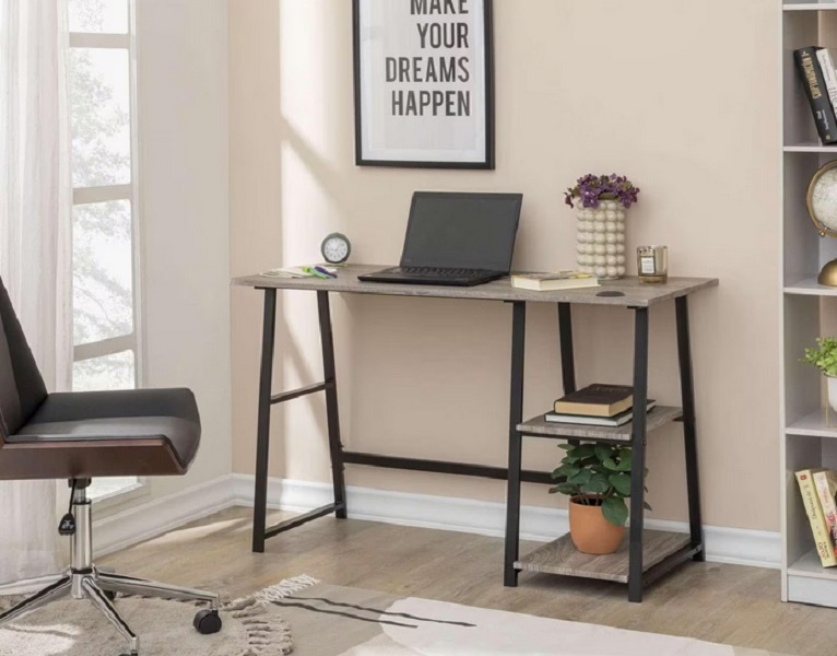 Escritorio Home Office Gris