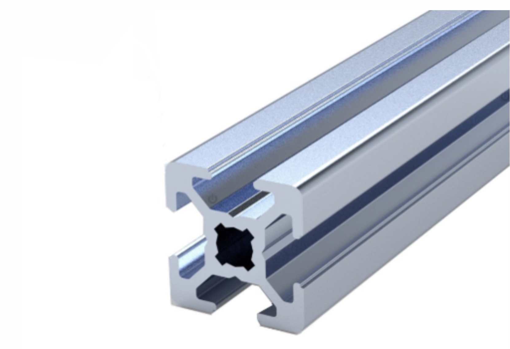 Perfil De Aluminio Estructural 20x20, 1.5 Metros