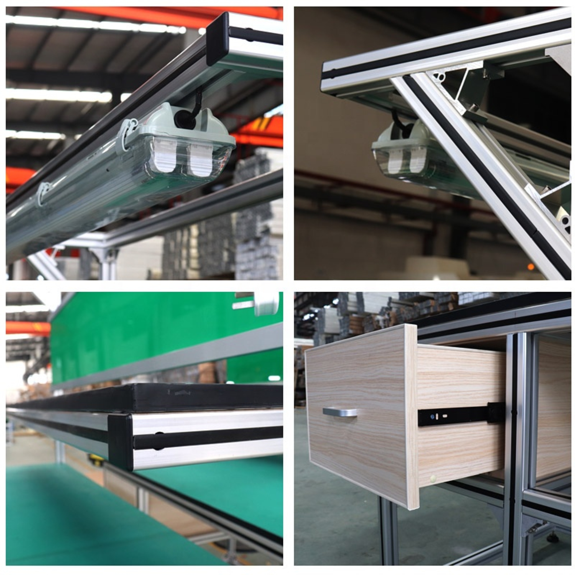 Perfil De Aluminio Estructural 20x20, 1.5 Metros