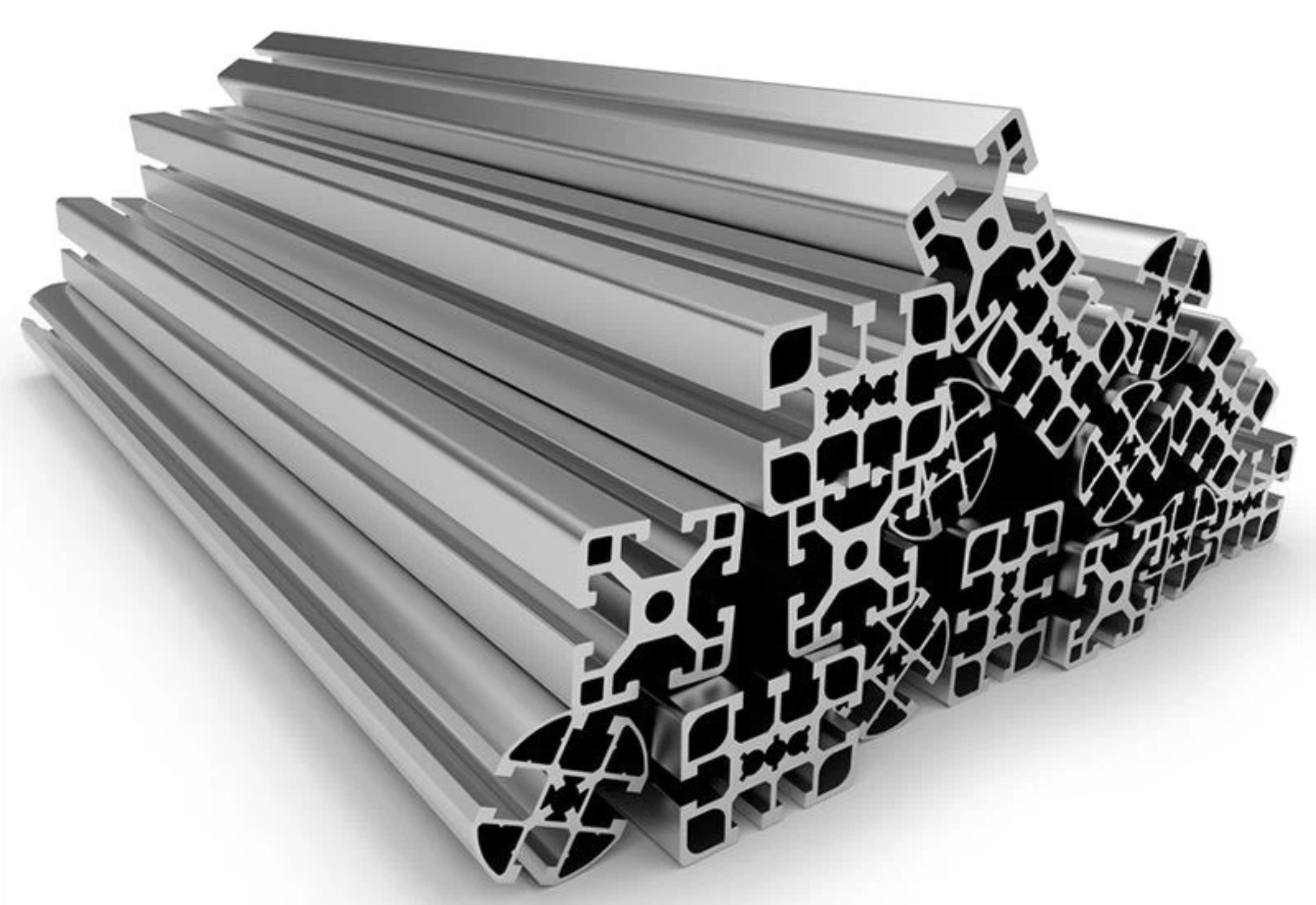 Perfil De Aluminio Estructural 20x20, 1.5 Metros