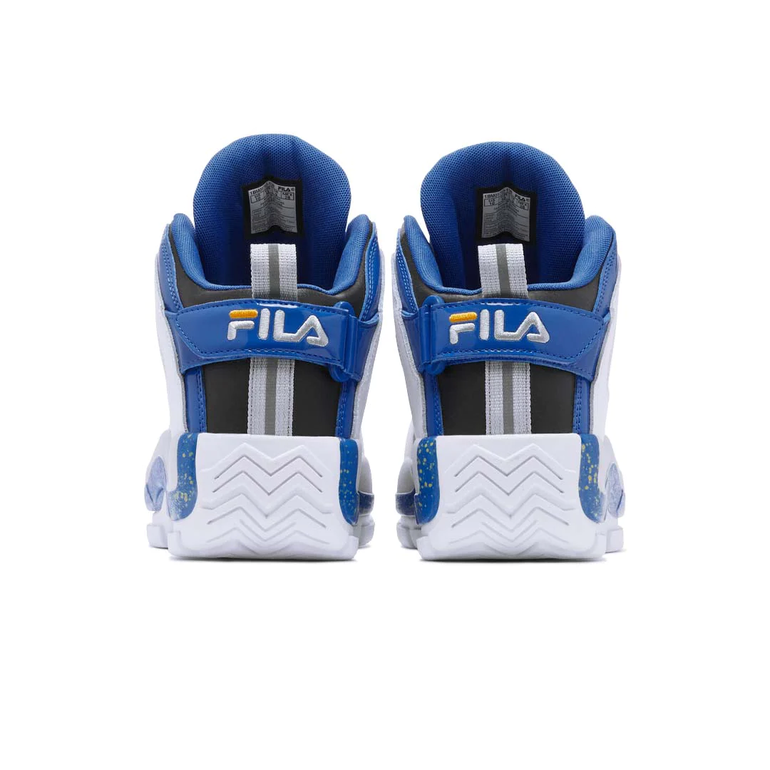 Tenis Fila Grant Hill 2 Blanco Azul de Caballero Original.
