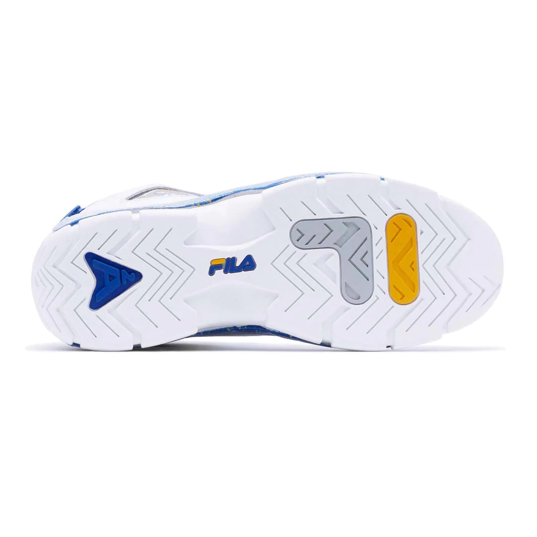 Tenis Fila Grant Hill 2 Blanco Azul de Caballero Original.