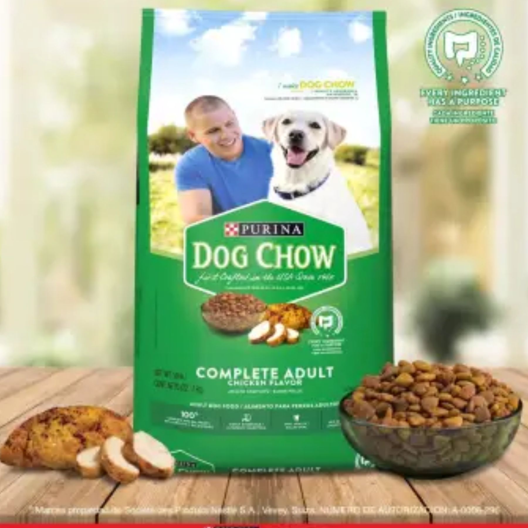 Alimento para Perro Complete Adulto 22.7kg Purina Dog Chow SMS - VERDE
