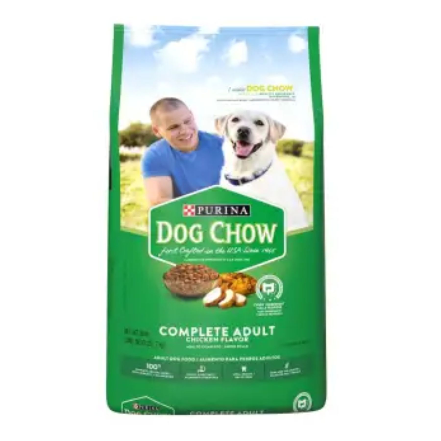 Alimento para Perro Complete Adulto 22.7kg Purina Dog Chow SMS - VERDE