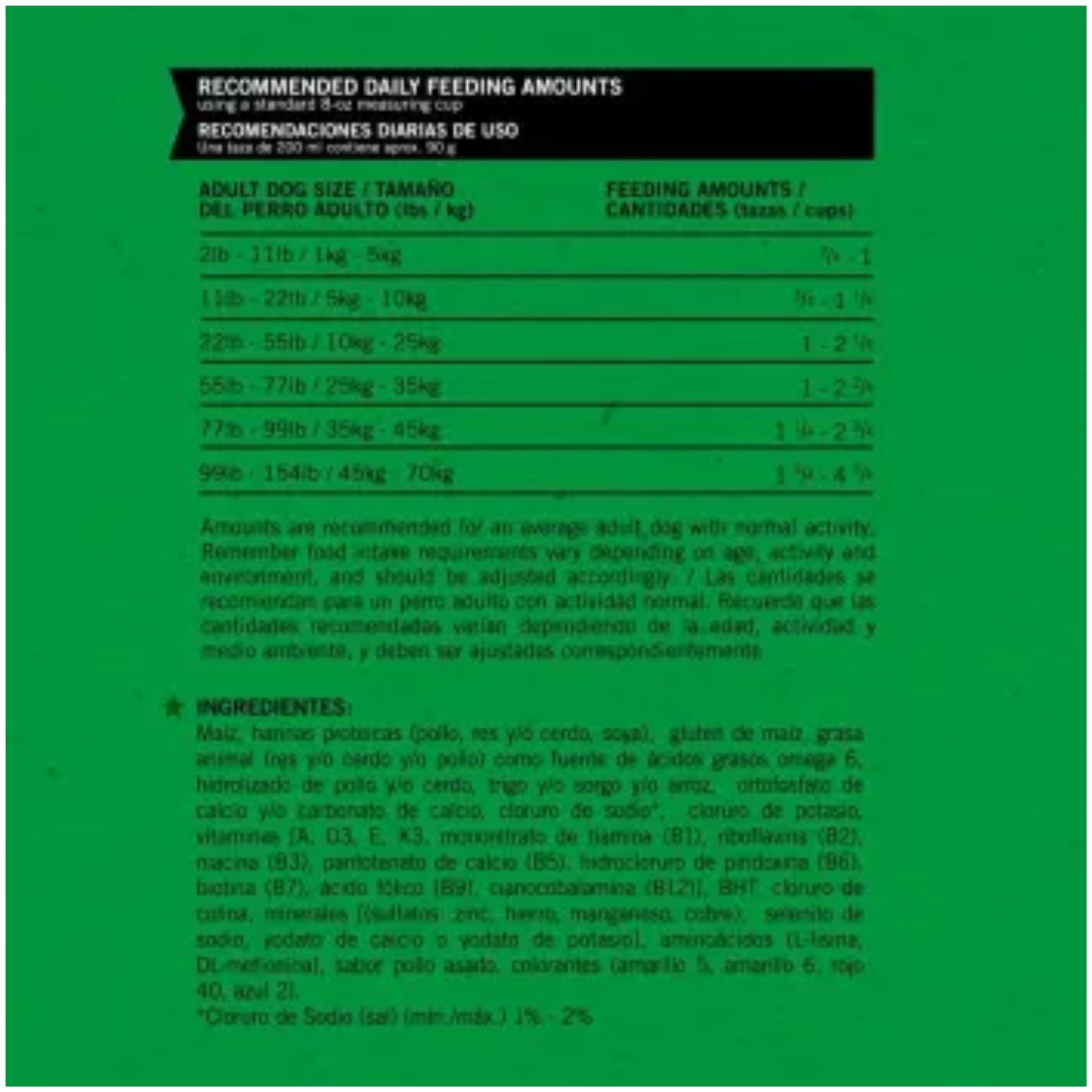 Alimento para Perro Complete Adulto 22.7kg Purina Dog Chow SMS - VERDE