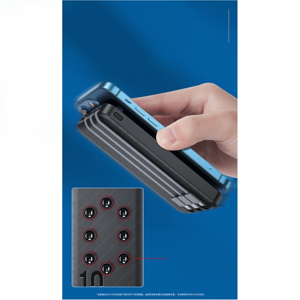 Power Bank Batería Portátil Cargador 3 En 1 10000mah Remax