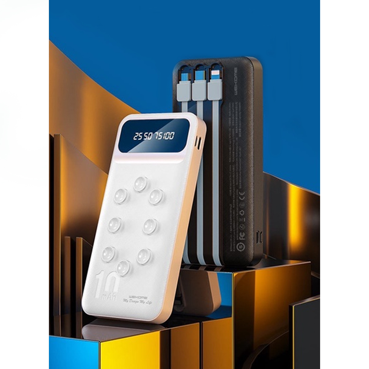 Power Bank Batería Portátil Cargador 3 En 1 10000mah Remax