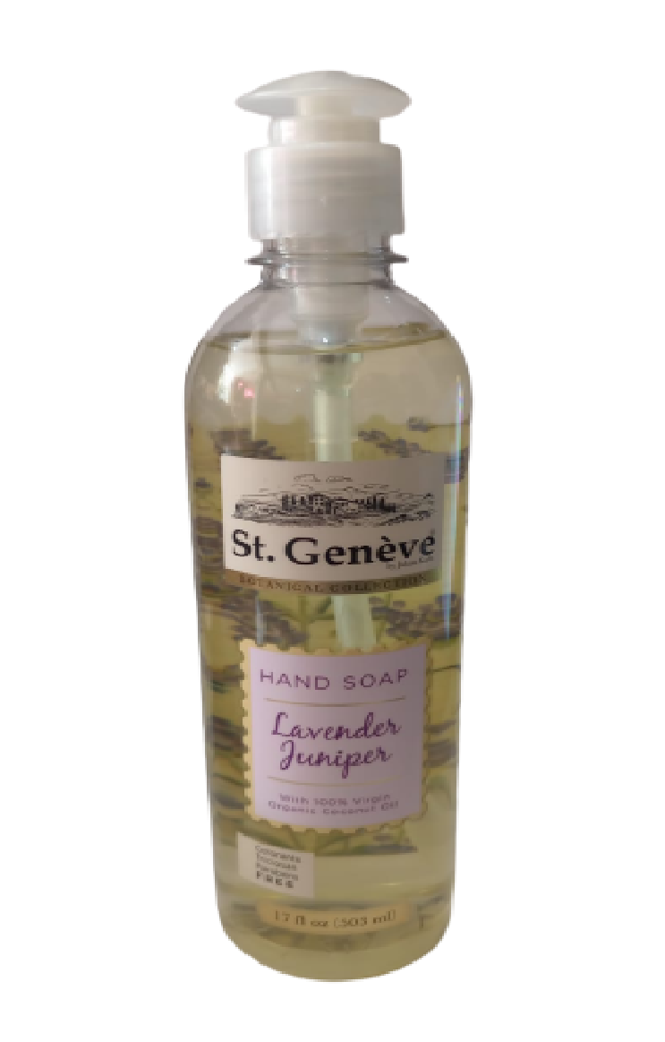 Caja 24 Pzs Jabón Líquido St Geneve Lavanda.