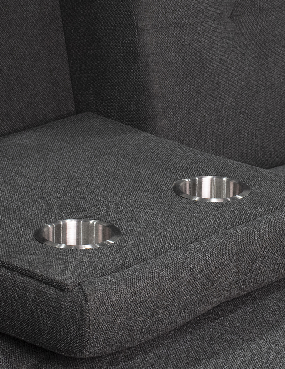 Sofa Cama Easy Living Larson color Gris Oxford