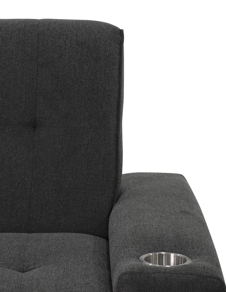 Sofa Cama Easy Living Larson color Gris Oxford