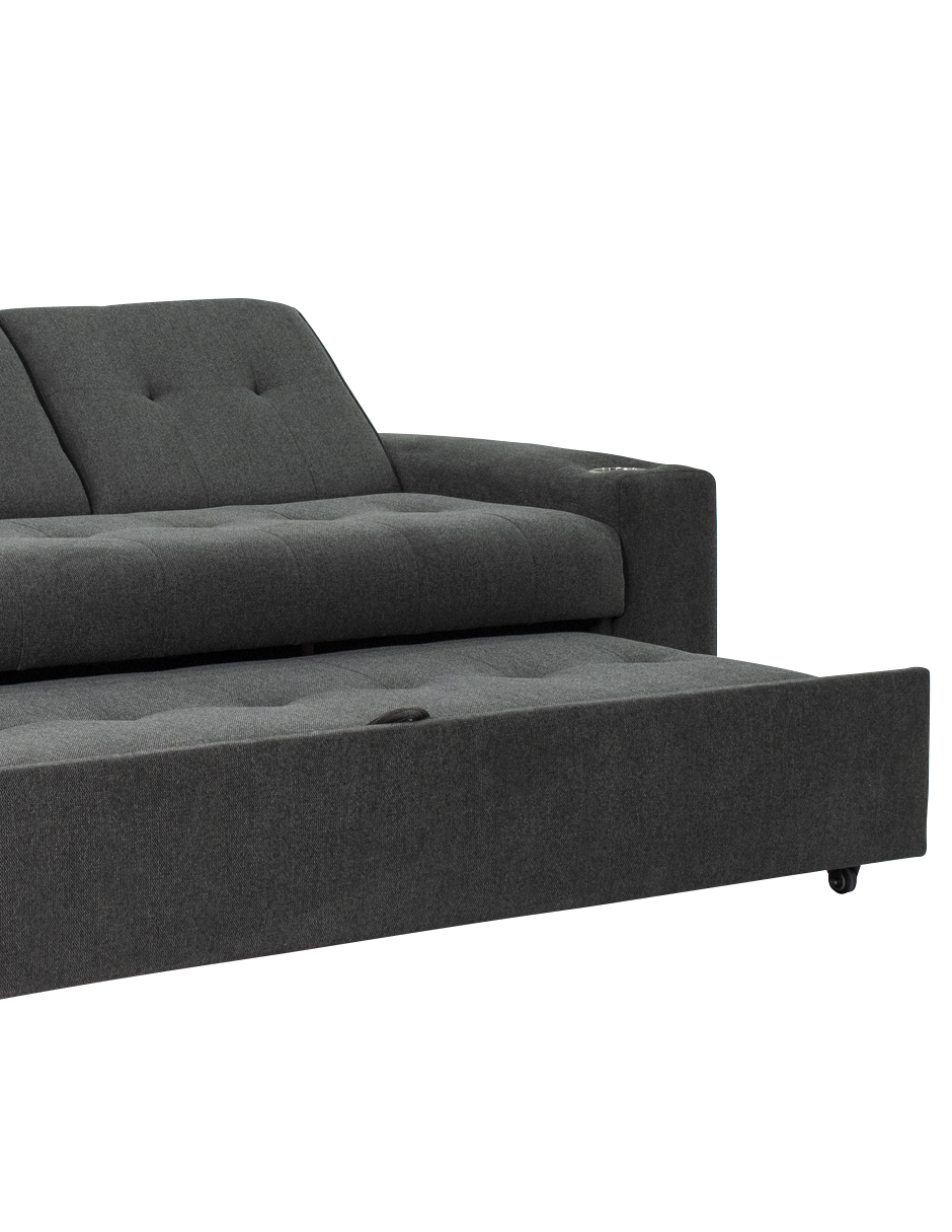 Sofa Cama Easy Living Larson color Gris Oxford