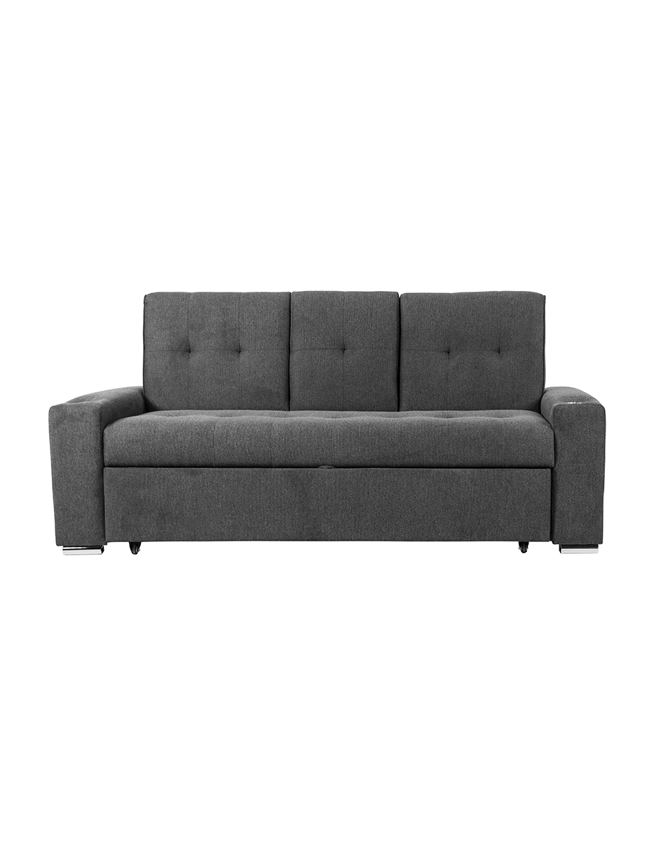 Sofa Cama Easy Living Larson color Gris Oxford