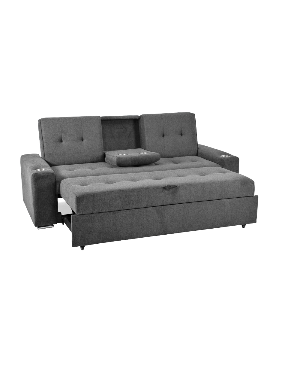 Sofa Cama Easy Living Larson color Gris Oxford