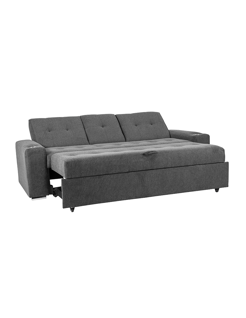 Sofa Cama Easy Living Larson color Gris Oxford