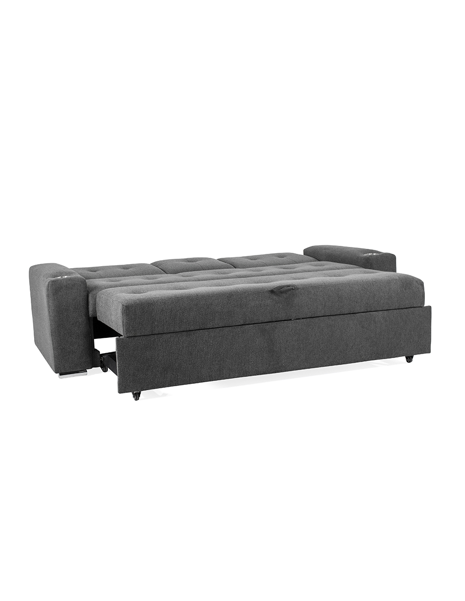 Sofa Cama Easy Living Larson color Gris Oxford