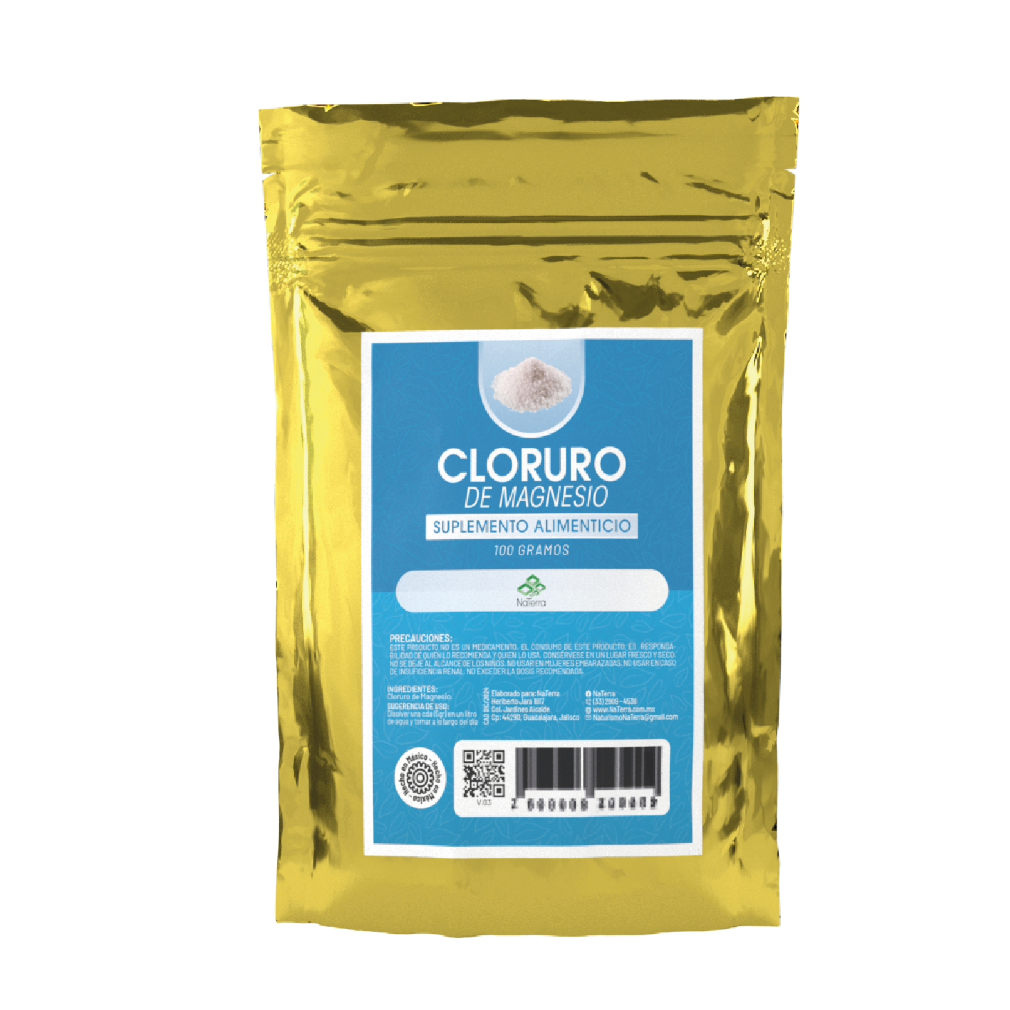 Cloruro de Magnesio NaTerra 100gm