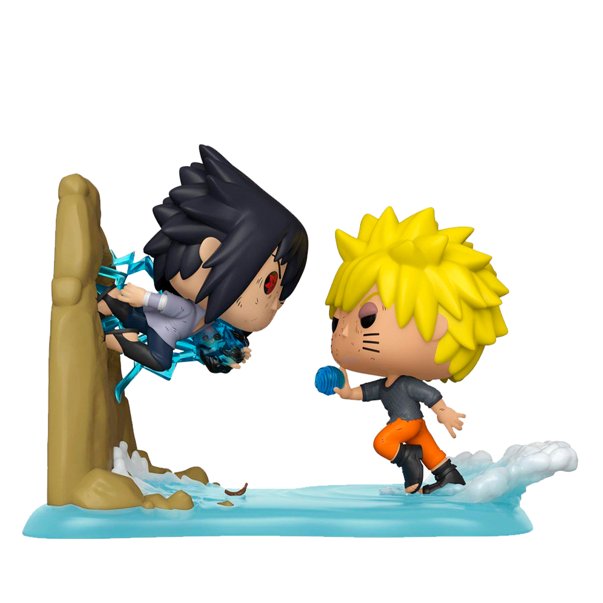 Funko Pop Sasuke Vs Naruto #732 Momento Naruto Shippuden Anime Figura Original