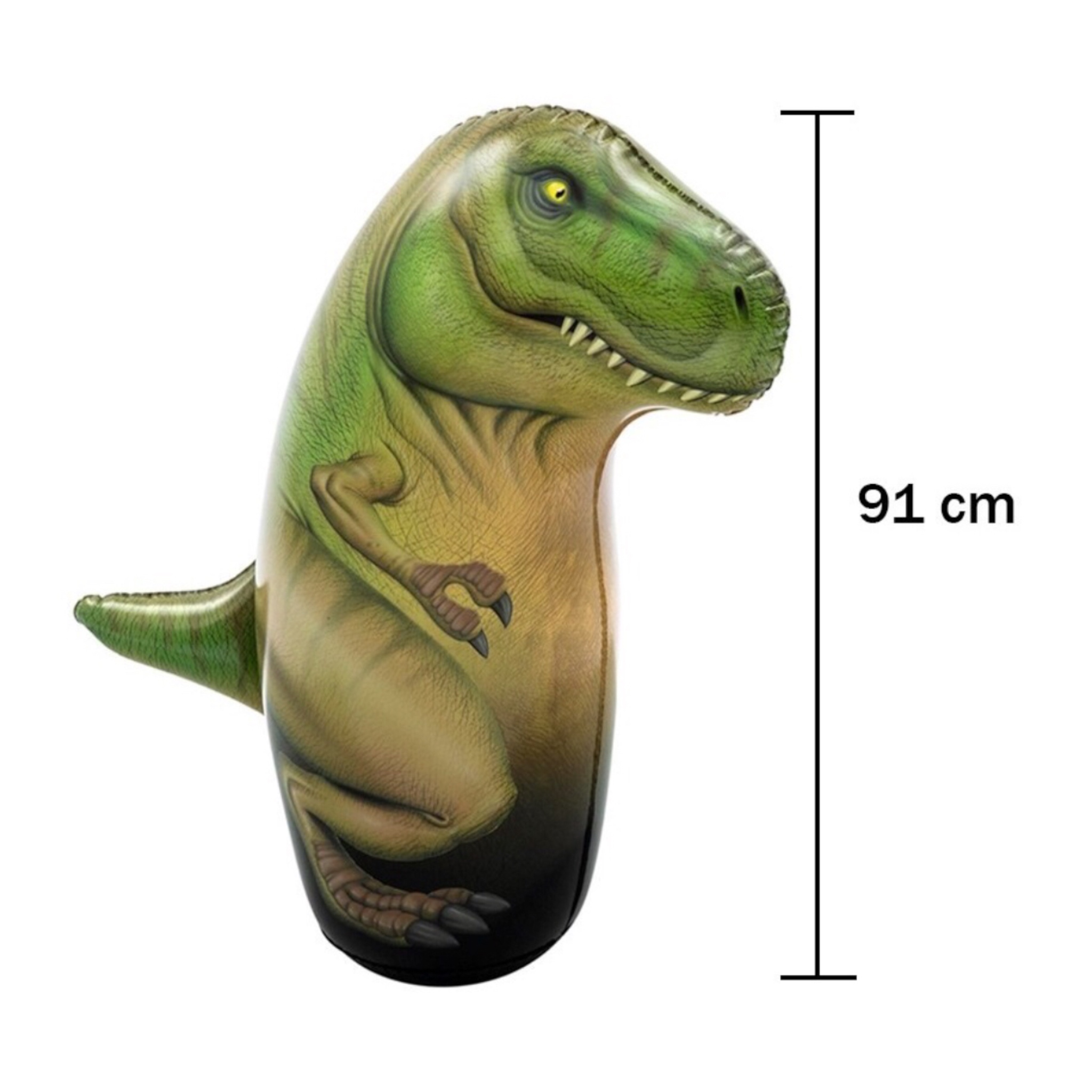 Muñeco Inflable Dinosaurio Punching Bag Para Niño 91x57cm