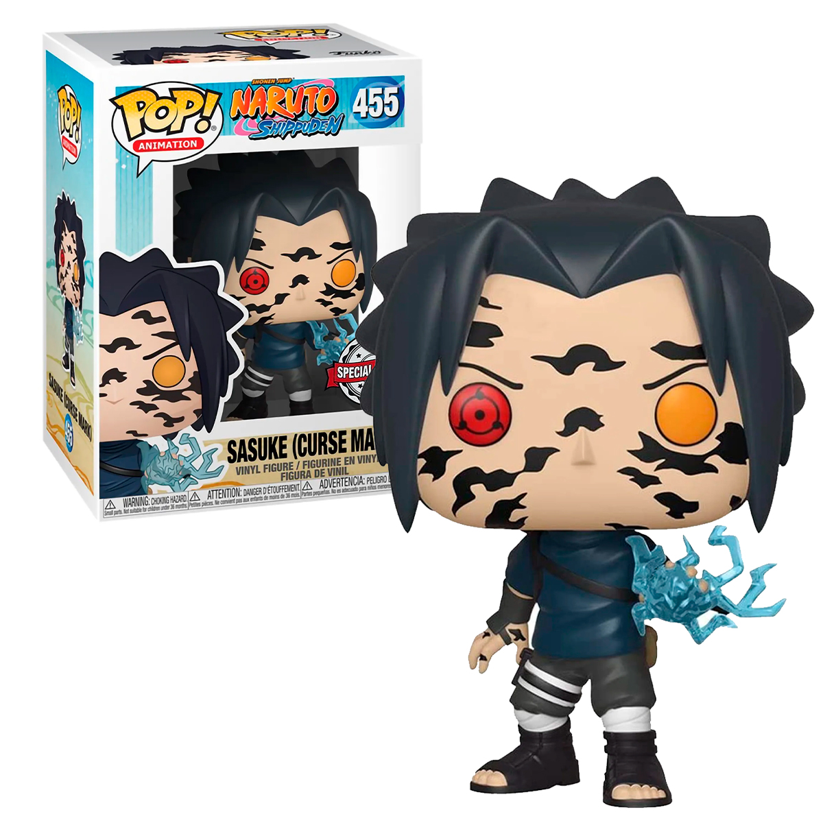 Funko Pop Sasuke Marca De Maldicion #455 Naruto Shippuden Anime Figura Original