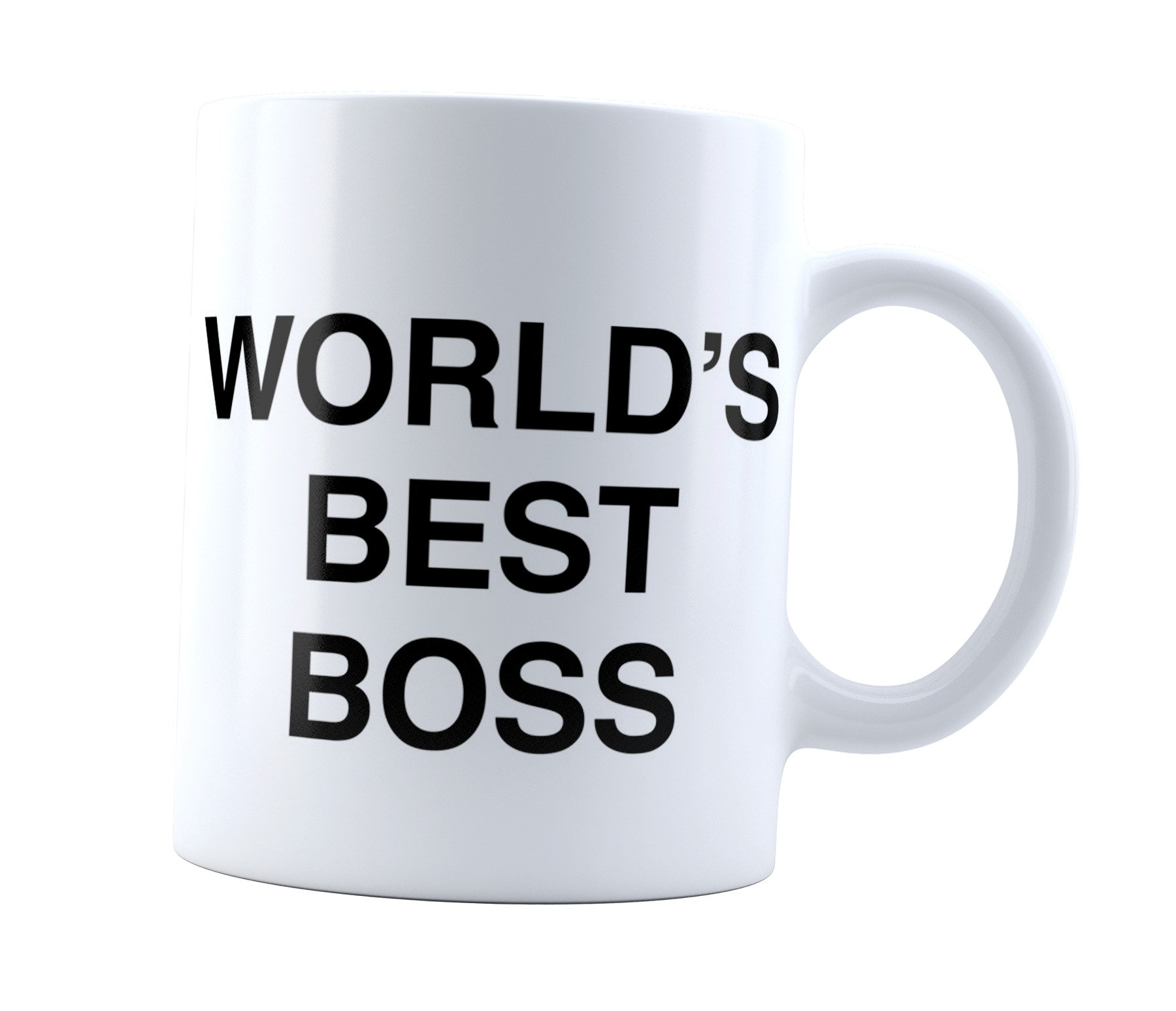 Taza The Office World's Best Boss Dunder Mifflin | Frase meme | Taza grande | Cerámica Blanca 11 oz | Para Café o té