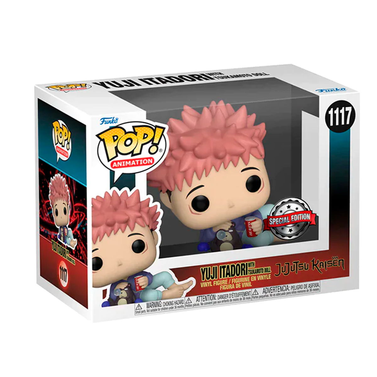 Funko Pop Yuji Itadori Con Tsukamoto #1117 Jujutsu Kaisen Anime Figura Original
