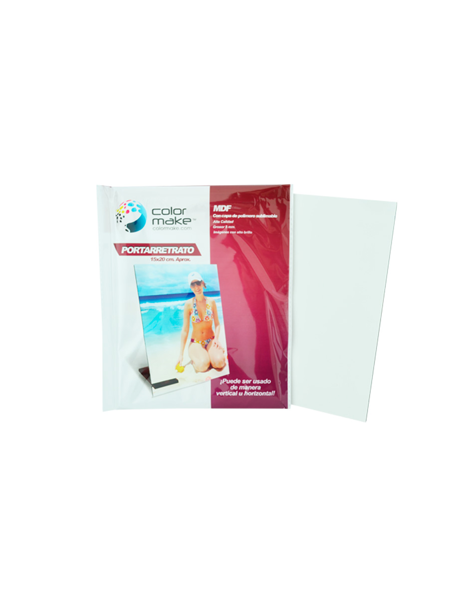 Kit de 12 Portarretratos 15x20 cm Color Make para Sublimación