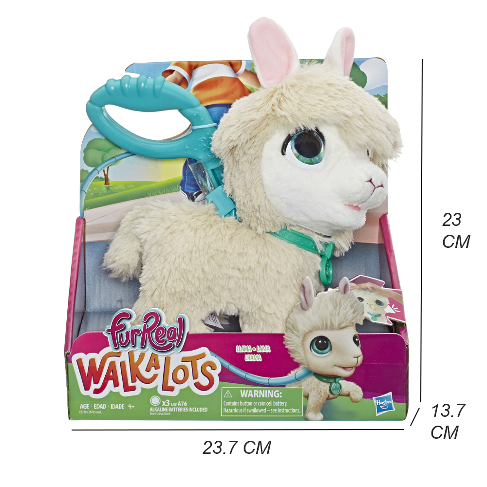 Peluche Interactivo Hasbro E8725 Furreal Walkalots Llama 