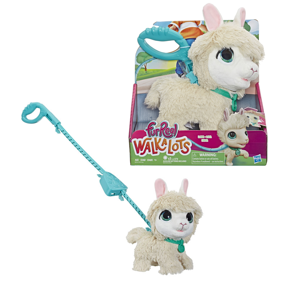 Peluche Interactivo Hasbro E8725 Furreal Walkalots Llama 