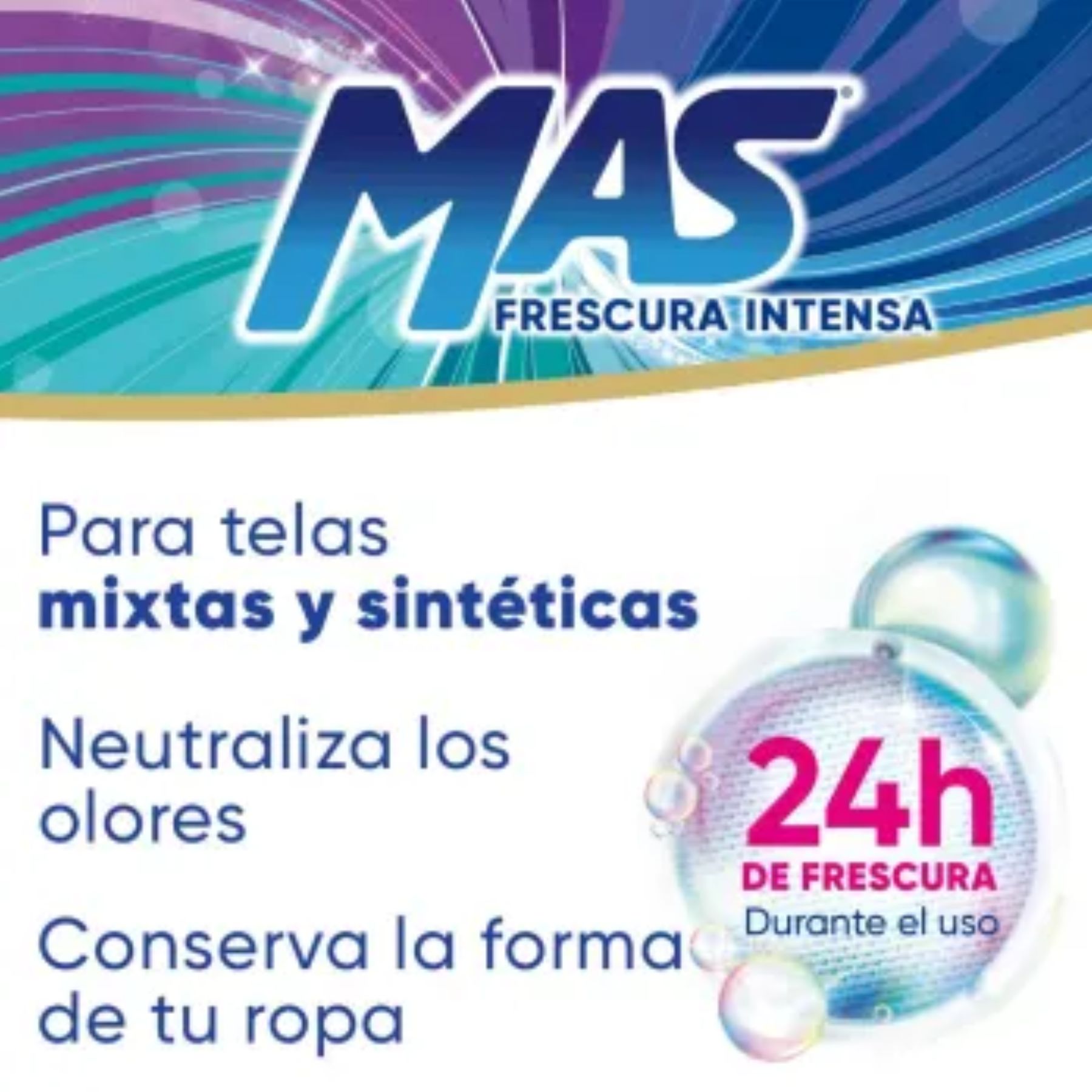 Detergente Líquido Cuidado y Frescura 10 L MAS SMS - AZUL