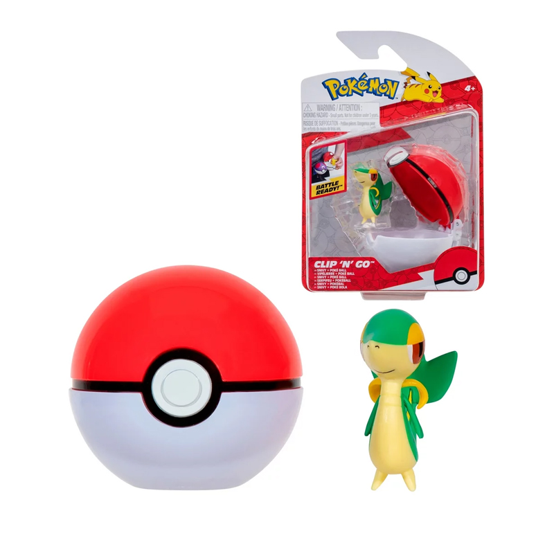Pokemon Snivy + Pokeball