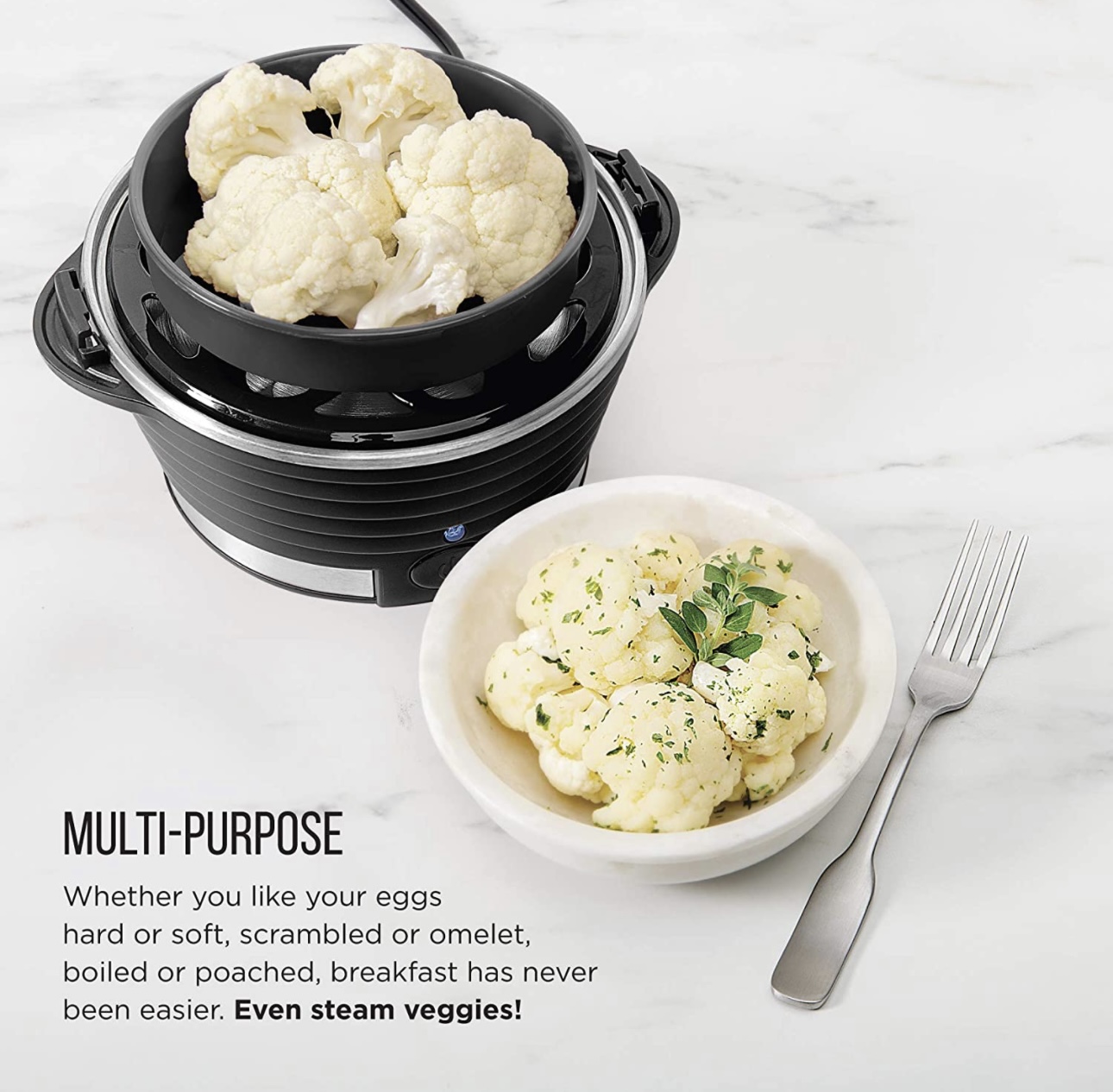 Vaporera Hervidor De Huevos Chefman Eléctrica