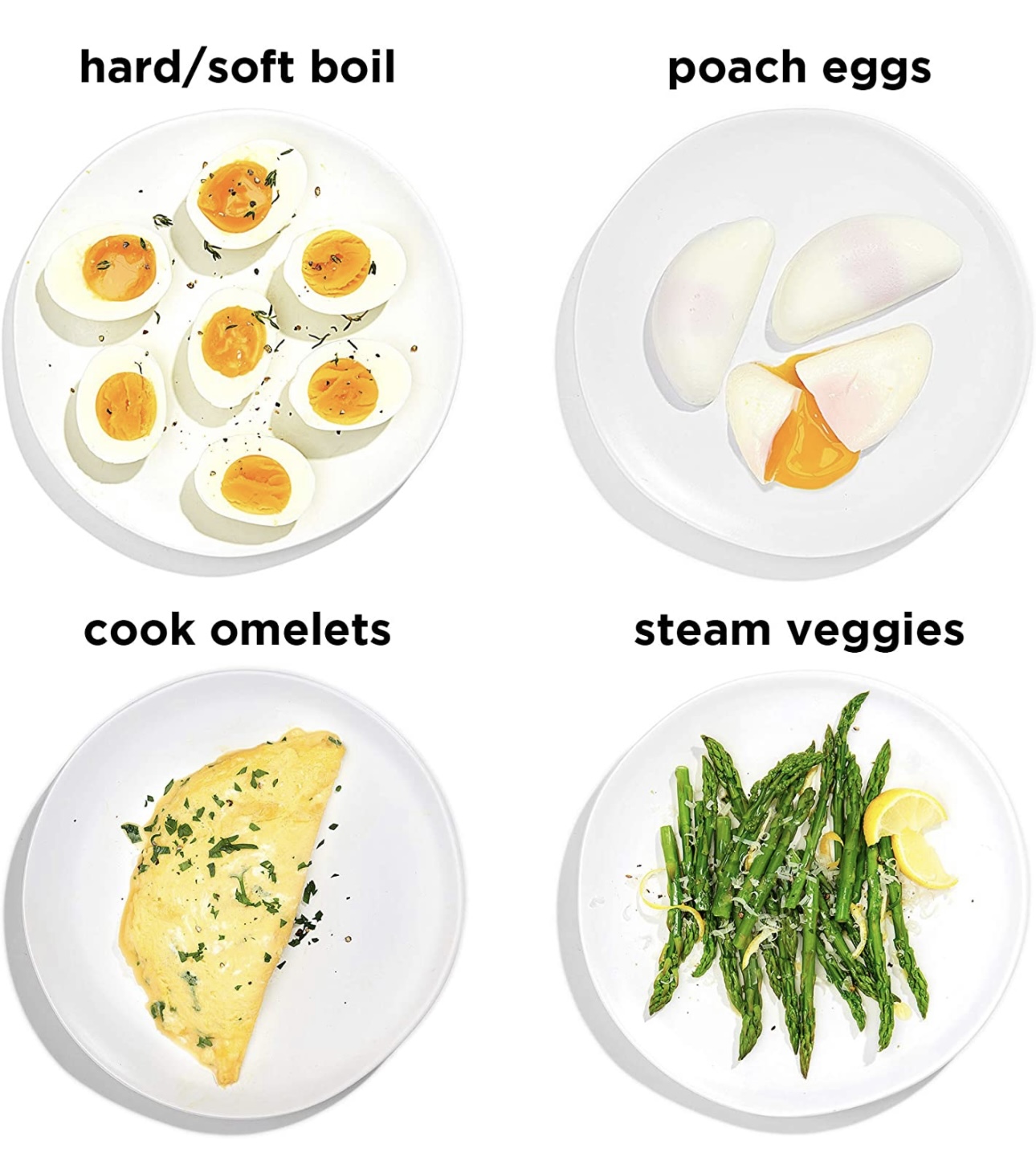 Vaporera Hervidor De Huevos Chefman Eléctrica