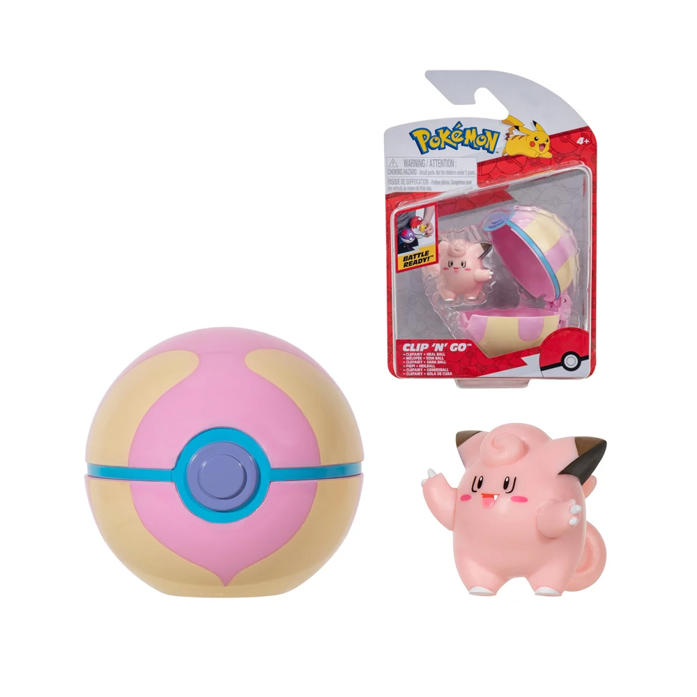 Pokemon Clefairy + Heal Ball