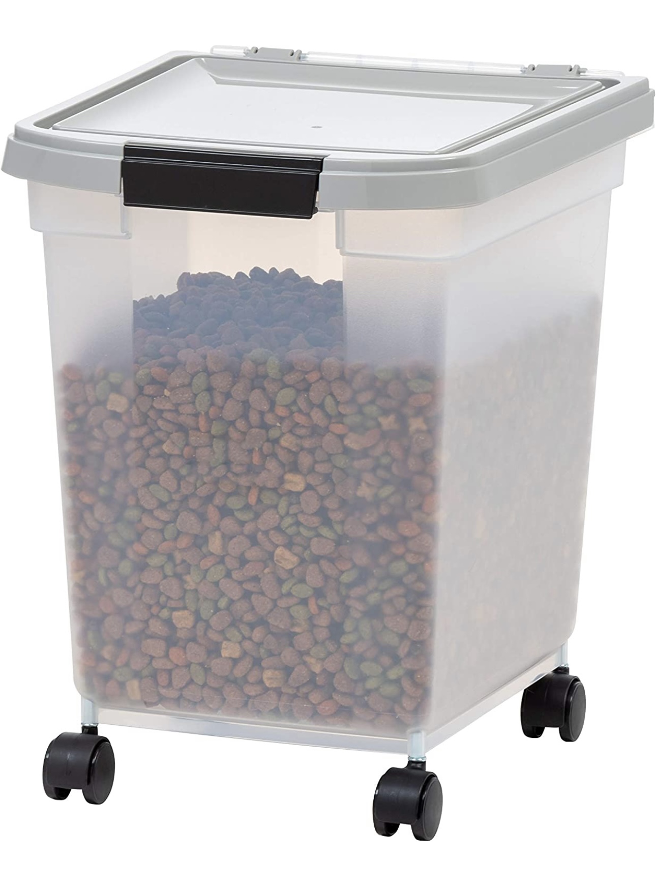 Contenedor De Alimento Perro Gato Croqueta C/ Ruedas 30 Lt