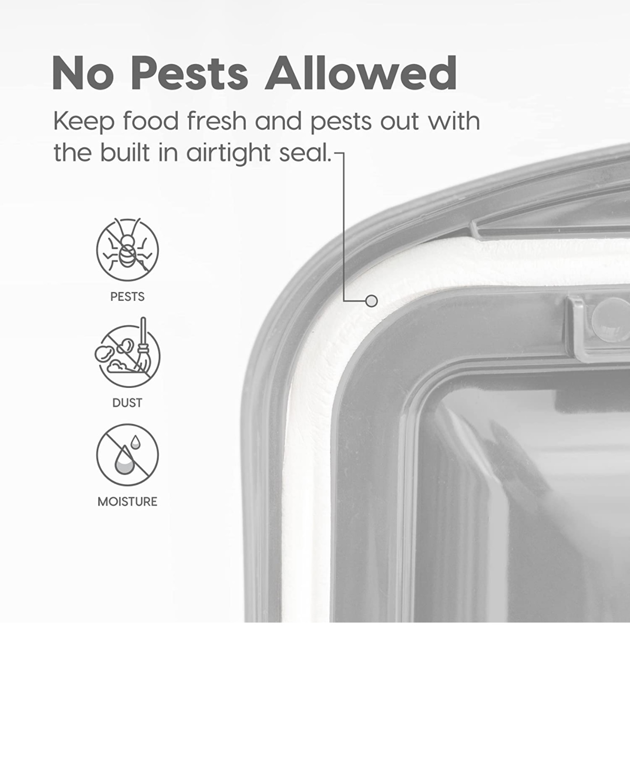 Contenedor De Alimento Perro Gato Croqueta C/ Ruedas 30 Lt