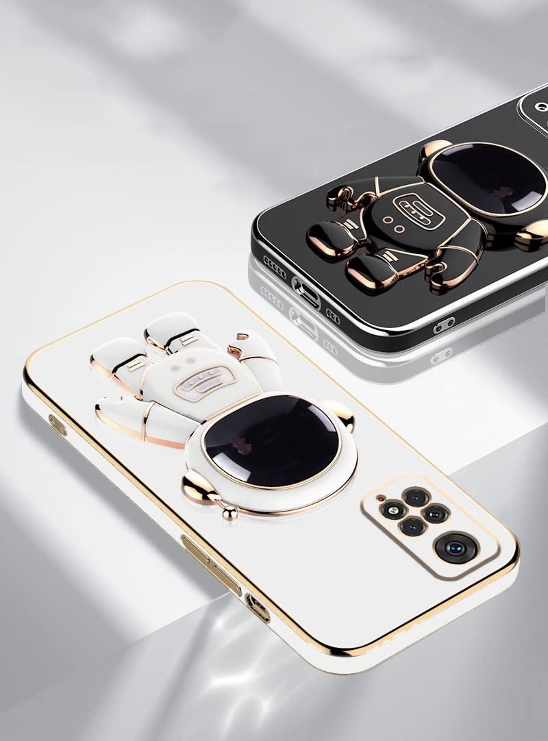 Funda Para Redmi 9A Carcasa Case Soporte De Astronauta blanca