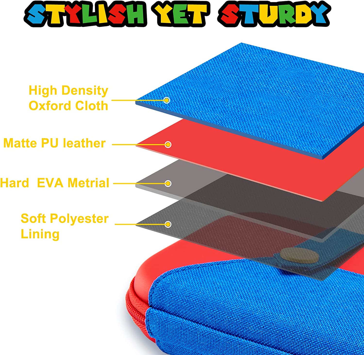 Funda Mario Bros Compatible con Nintendo Switch y Switch OLED