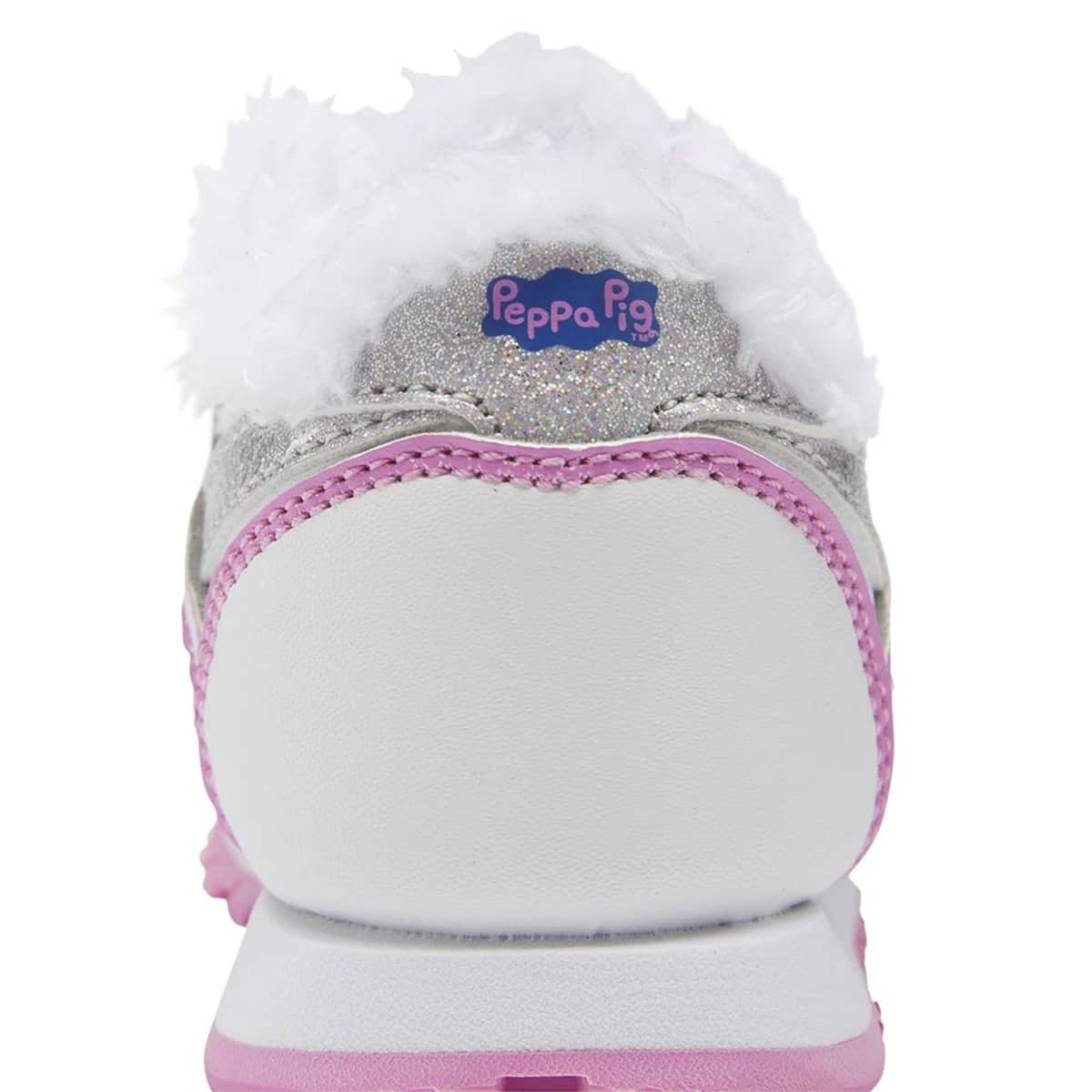 Tenis casual Classic Leather de Reebok con Peppa Pig para niña pequeña, color blanco, mod. 1083862