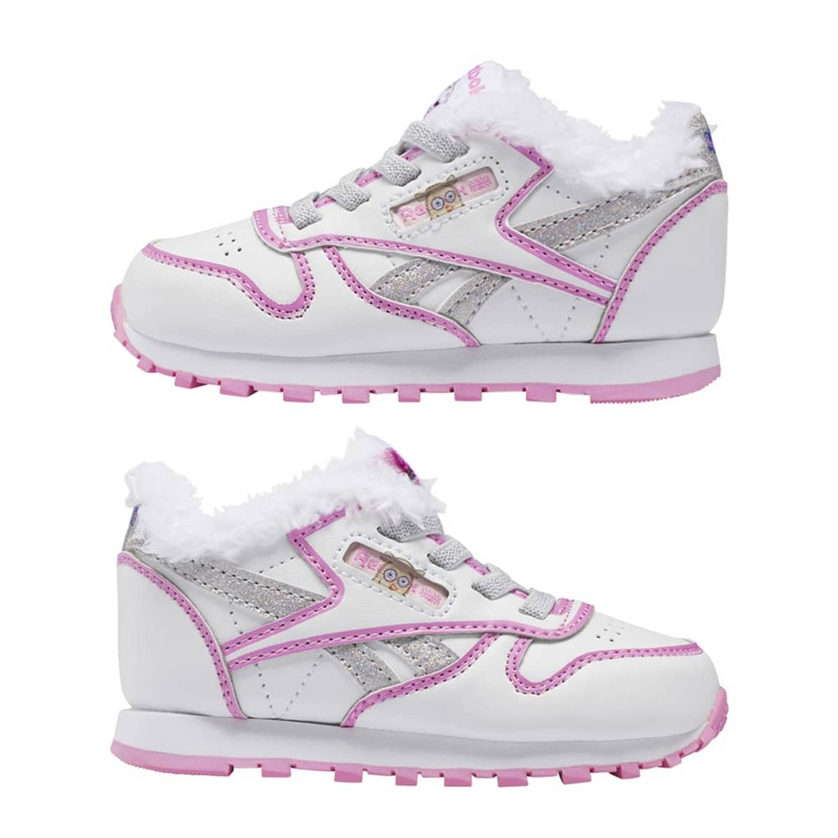 Tenis casual Classic Leather de Reebok con Peppa Pig para niña pequeña, color blanco, mod. 1083862