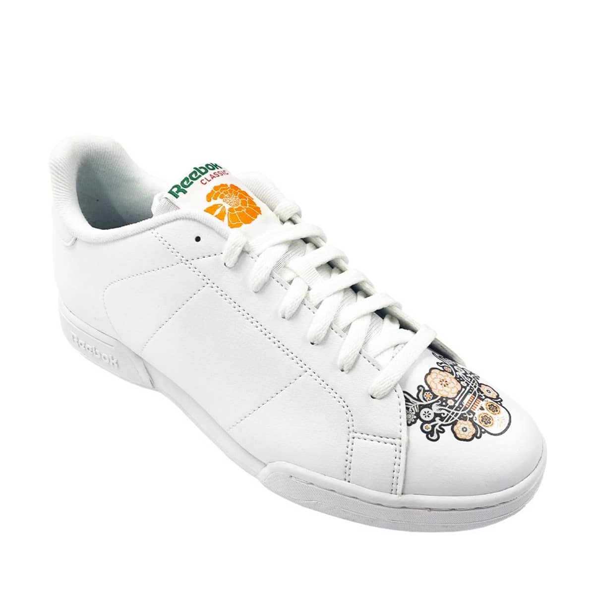 Tenis Classic casual urbano Npc Syn de Día de Muertos, marca Reebok, mod. 1080977